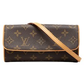 Louis Vuitton Monogram Pochette Twin PM Schultertasche