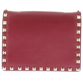 Valentino Garavani Mini pochette rossa in pelle