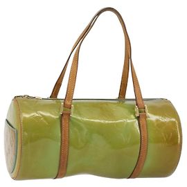LOUIS VUITTON Borsa a Mano Monogram Vernis Bedford Blu Baby M91007 LV Auth 175527