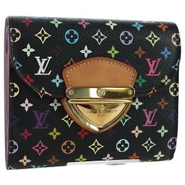 LOUIS VUITTON Cartera Joy Multicolor Negra M60282 LV Auth 175664SAV