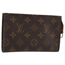 LOUIS VUITTON Monogramma Secchiello PM Pochette Accessorio LV Auth YKZ1384