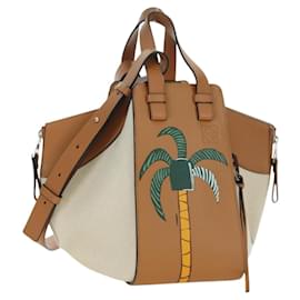 LOEWE Ken Price Collection Hammock Borsa Piccola in Tela 2way Beige Auth YKZ1326SAM - Loewe