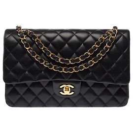 Borsa CHANEL Timeless/Classique in Pelle Nera - 103460