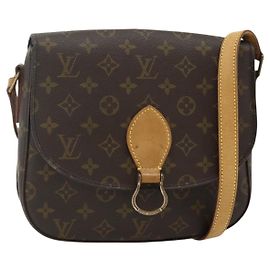 LOUIS VUITTON Bolsa de Ombro Monogram Saint Cloud GM M51242 Auth LV yk20223