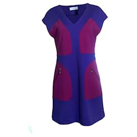 Emilio Pucci Farbblockkleid in Lila