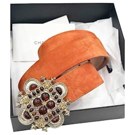 NWOB Chanel Wildledergürtel Kreuzfahrt 2011 - Größe 85 gebraucht