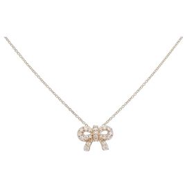 Autre Marque Collana Ribbon in Diamanti Au750