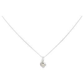 Autre Marque Collana in diamante in oro bianco Au750