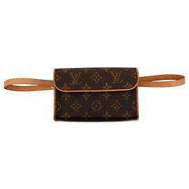 Pochette Florentine Monogramma Marrone Louis Vuitton