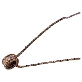Van Cleef & Arpels Perlee diamond ball chain in rose gold