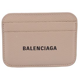Portafoglio Balenciaga Everyday in pelle beige