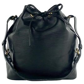 Borsa semi-spalla Petit Noé Epi in pelle vintage Louis Vuitton