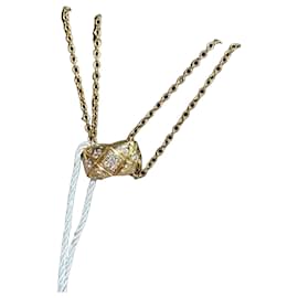 Collana Chanel Coco Crush Diamanti Oro Opaco