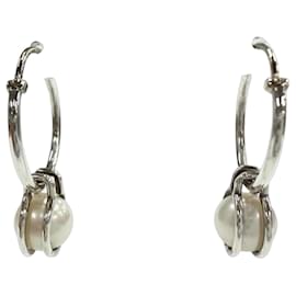 Orecchini a cerchio con perla Tiffany HardWear - Tiffany & Co