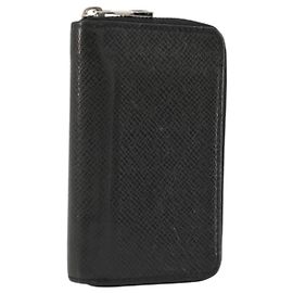 LOUIS VUITTON Monedero Zippy Taiga Monedero Ardoise M32617 LV Auth 175986