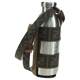 Porta bottiglia in tela Zucca FENDI 24Bottls Collaborazione Nero Auth INZ021M - Fendi
