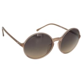 Gafas de sol CHANEL COCO Mark de plástico Beige CC Auth 176077A - Chanel