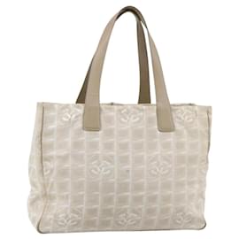 CHANEL Nuova Borsa Tote da Viaggio Nylon Rosa Oro CC Auth BA12073A