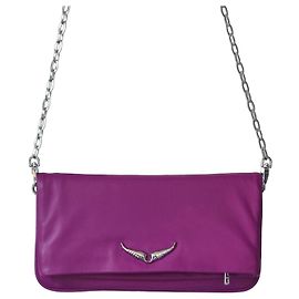 Clutch Rock Eternal Zadig & Voltaire pelle fucsia