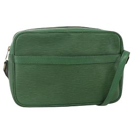 LOUIS VUITTON Borsa a Spalla Epi Trocadero 27 Verde M52314 LV Auth 175641