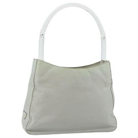 PRADA Bolsa de mão em nylon azul bebê claro Auth ti3873