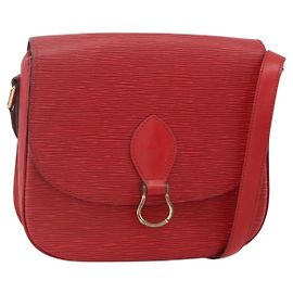 LOUIS VUITTON Borsa a Spalla Epi Saint Cloud GM Rossa M52197 LV Auth YKZ1560