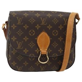 LOUIS VUITTON Bolsa de Ombro Monogram Saint Cloud GM M51242 Auth LV yk20227