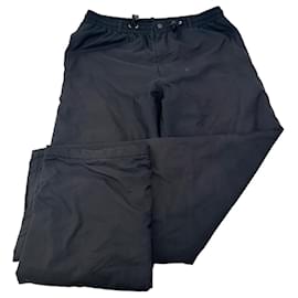 Vintage Burberry Nova Check Trim Jogginghose Schwarz 38/M