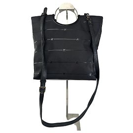 Courreges Sac tote 2Way Monogram AC Courrèges Vintage Noir