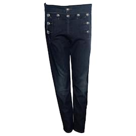 Jeans skinny de denim azul oscuro lavado Gucci