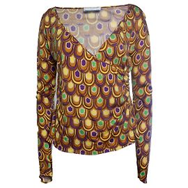 Emilio Pucci, Top incrociato stampato grafico