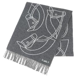 Stola in cashmere Entrelac Equestre di Hermès