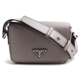 Borsa a Spalla Prada Saffiano Triangle Logo