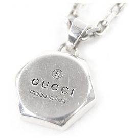 Collana a catena ottagonale in argento GUCCI 779175