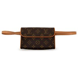 Pochette Florentine Monogramma Marrone Louis Vuitton