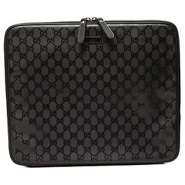 Custodia per laptop Gucci GG Stampato Nero