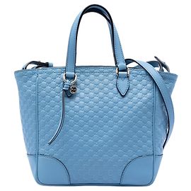 Borsa Bree Microguccissima blu piccola di Gucci
