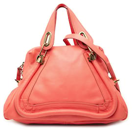 Chloé Orange Medium Leder Paraty Tasche