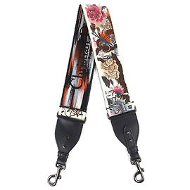 Borsa a spalla ricamata con fiori Christian Dior