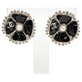 Orecchini Chanel F23K ABC214 Camelia Perla Marchio Coco