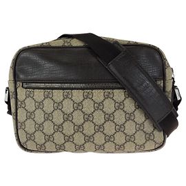 Borsa a Spalla in Tela GG Supreme in Pelle Gucci