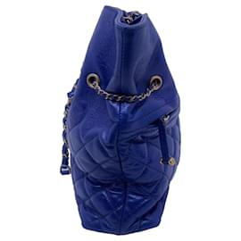 Bolsa Tote Chanel de couro azul