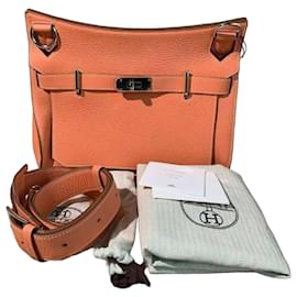 Borsa a mano Hermès Gypsy 28 in pelle rosa