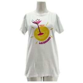 Jacquemus Camiseta "Vogue" blanca