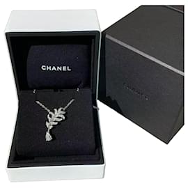 Collana Chanel PLUME in diamanti e oro bianco 18k