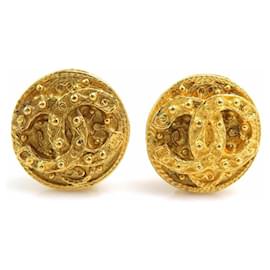 Orecchini a clip in oro vintage Chanel
