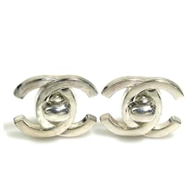 Boucles d'oreilles clips en argent Chanel