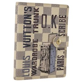 LOUIS VUITTON Agenda PM Damier Azur Colección Afish R21080 LV Auth 175791A