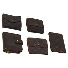 Portafoglio Monogram LOUIS VUITTON 5 Set LV Auth BA12179