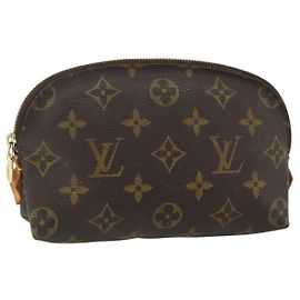 LOUIS VUITTON Pochette Cosmetica Monogram PM Pouch M43998 LV Auth ti3869